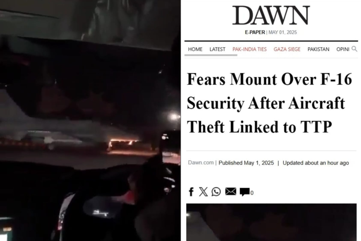 Fake News claims TTP stole PAF F-16 fighter jet